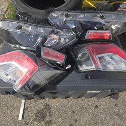 Front And Rear Lights Honda Civic