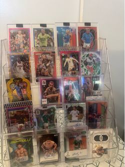 Numbered soccer and ufc cards