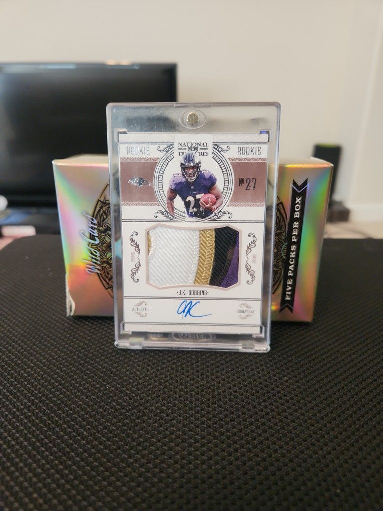 J.K. Dobbins Rookie Patch Auto 77/99