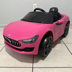 Maserati Ghibli Power Wheel Pink