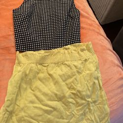 Top and skirt 