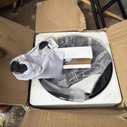 Bathroom Black Vanity Sink Round