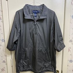 Ralph Lauren Polo Golf 1/4 Zip Short Sleeve Jacket Size Large  (T11)