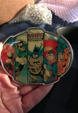 Letter belt with buckle action heroes