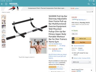 Sgodde pull up bar hotsell