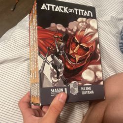 Attack on titan manga 1-4 books