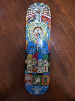 Rick And Morty Primitive Skateboard 