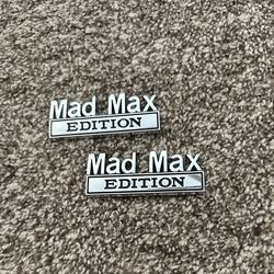 Metal Mad Max Edition Decal Emblems