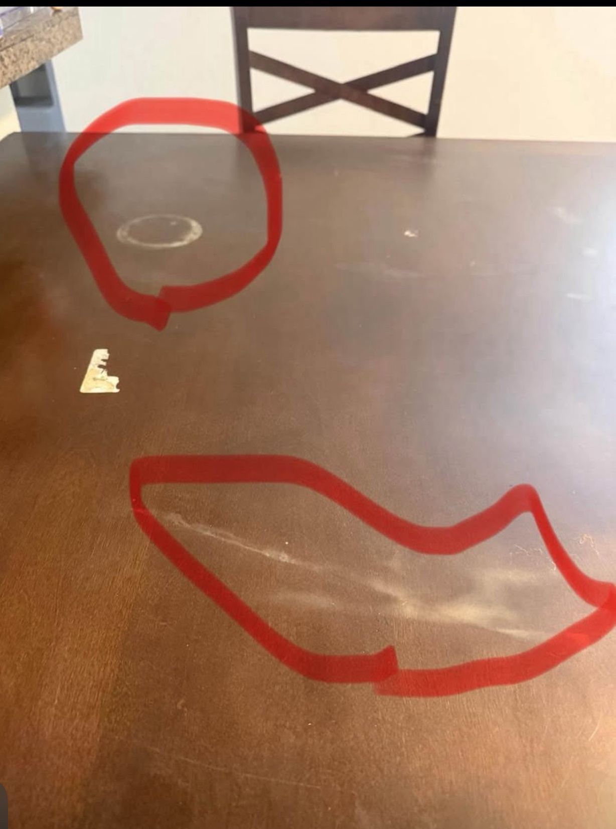 Counter height dining table