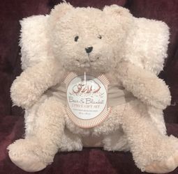 Bear and blanket gift set