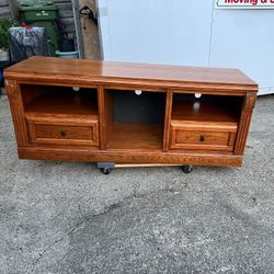Wood TV Console