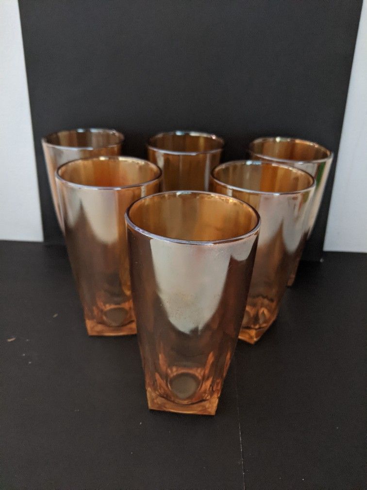 Vintage Jeanette Beverage Tumblers Glasses 