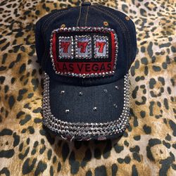 bedazzled las vegas hat