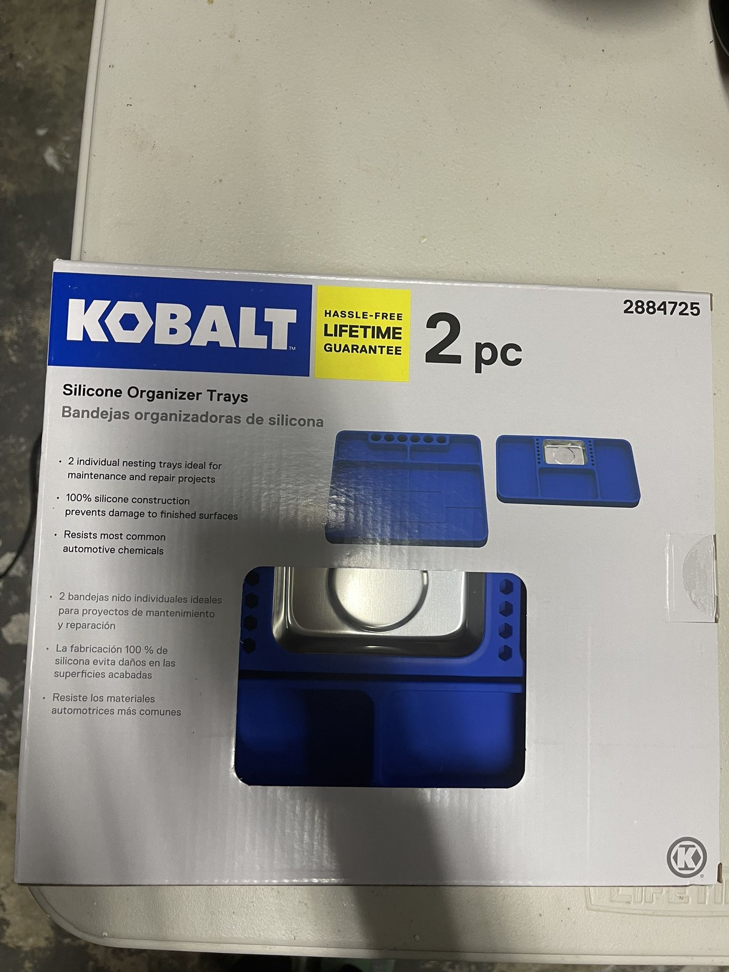 Kobalt Silicone Organizer Trays 2pc