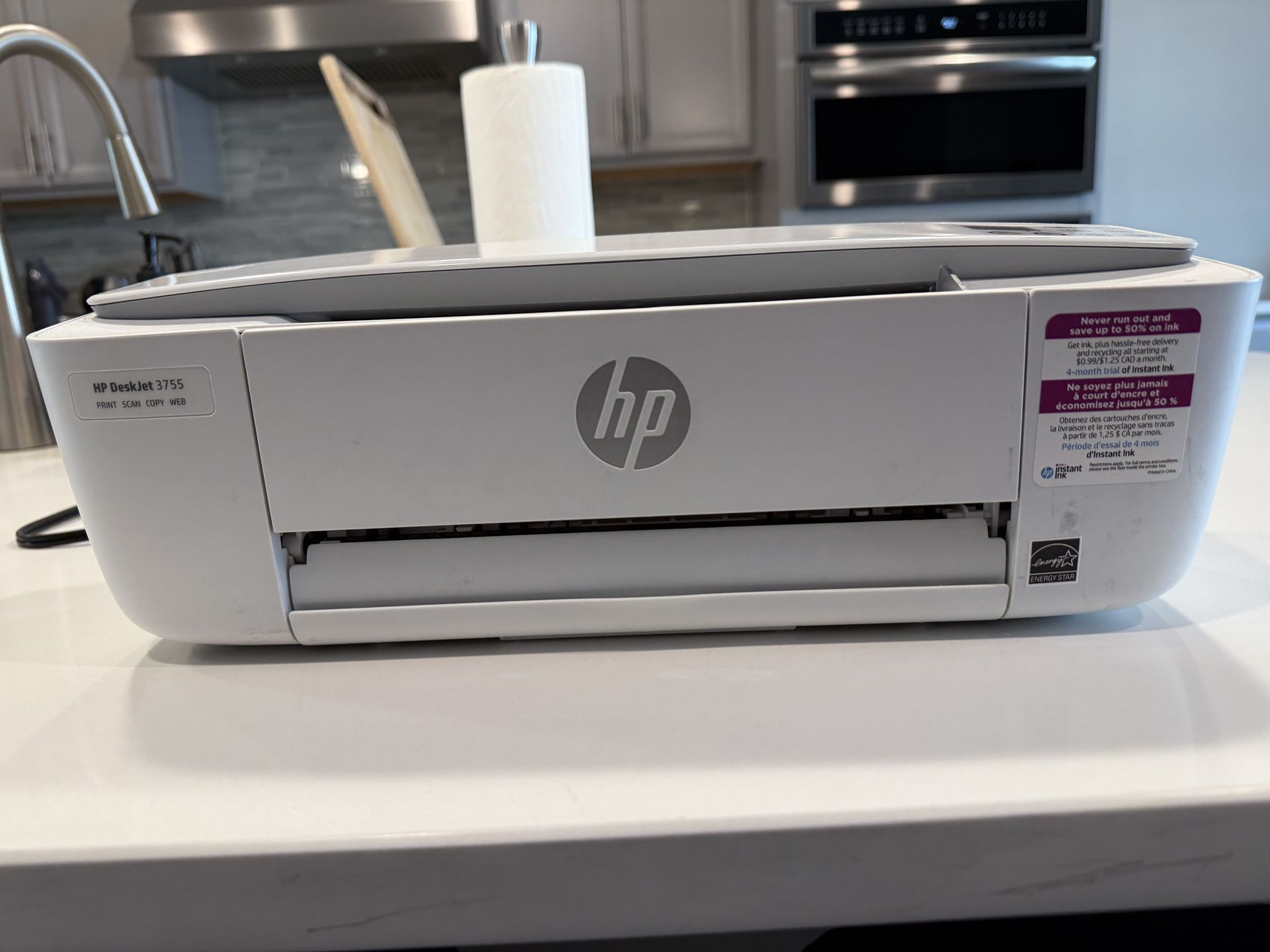 HP DeskJet 3755 Compact All-in-One Printer ā Lightly Used