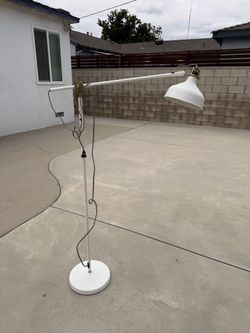 IKEA white floor lamp