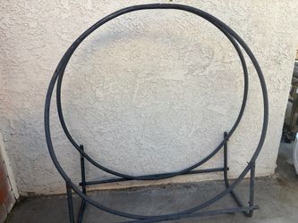 Metal Circle Firewood Log Rack