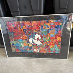 Walt Disney 100th Birthday Poster Mickey Mouse 