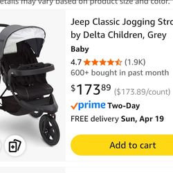 Jeep jogging stroller