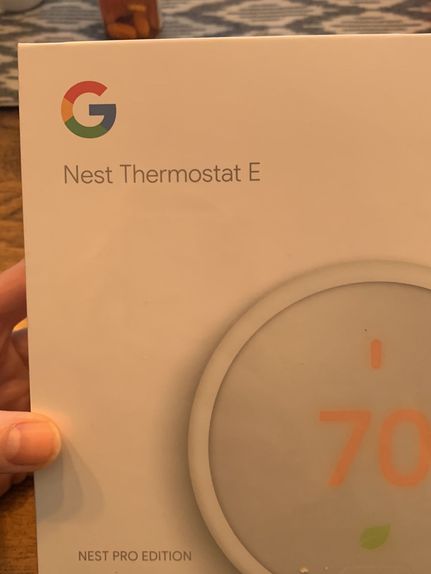 Google Nest thermostat Pro Edition