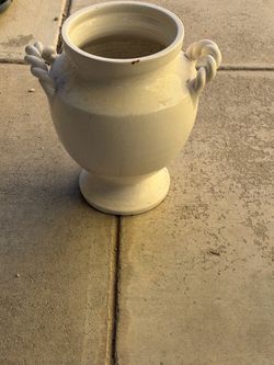 White Ceramic Vase