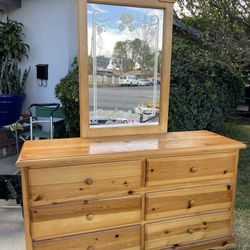  6 Drawer Dresser With Mirror