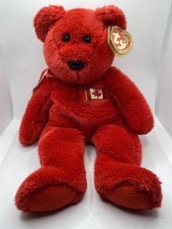 Beanie Buddy Canadian Bear. Large size TY