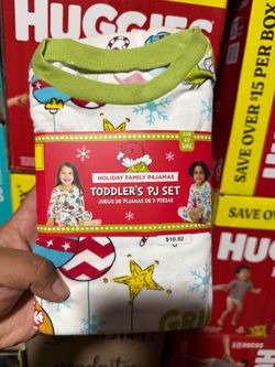 Christmas toddler pjs