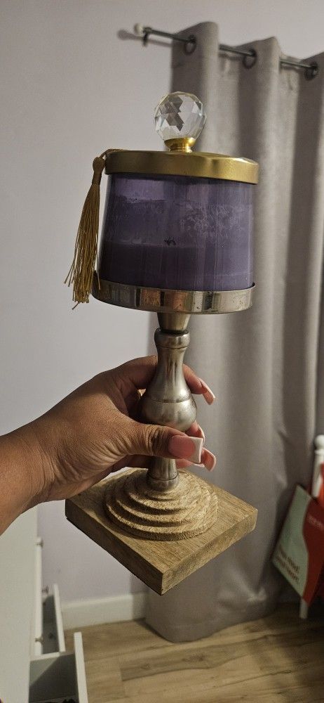 Candle Holder With Candle
