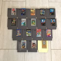 Original Nintendo NES Games 