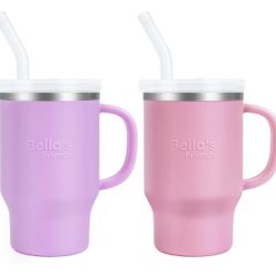 Mini Tumbler 9oz Toddler Sippy Cup Stainless Interior & Silicone Body Leak Proof Dishwasher Safe 
