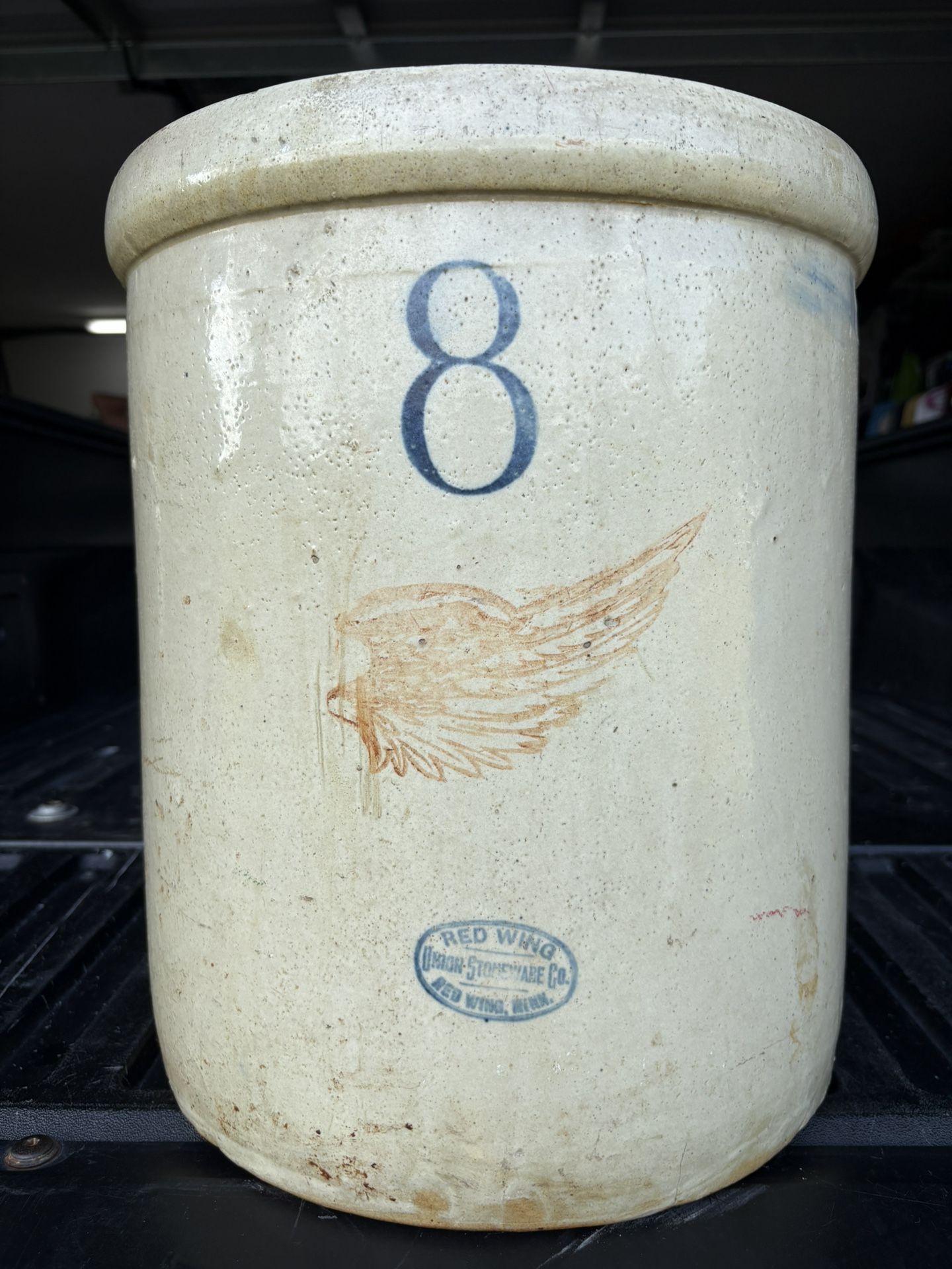 Redwing Stoneware Crock