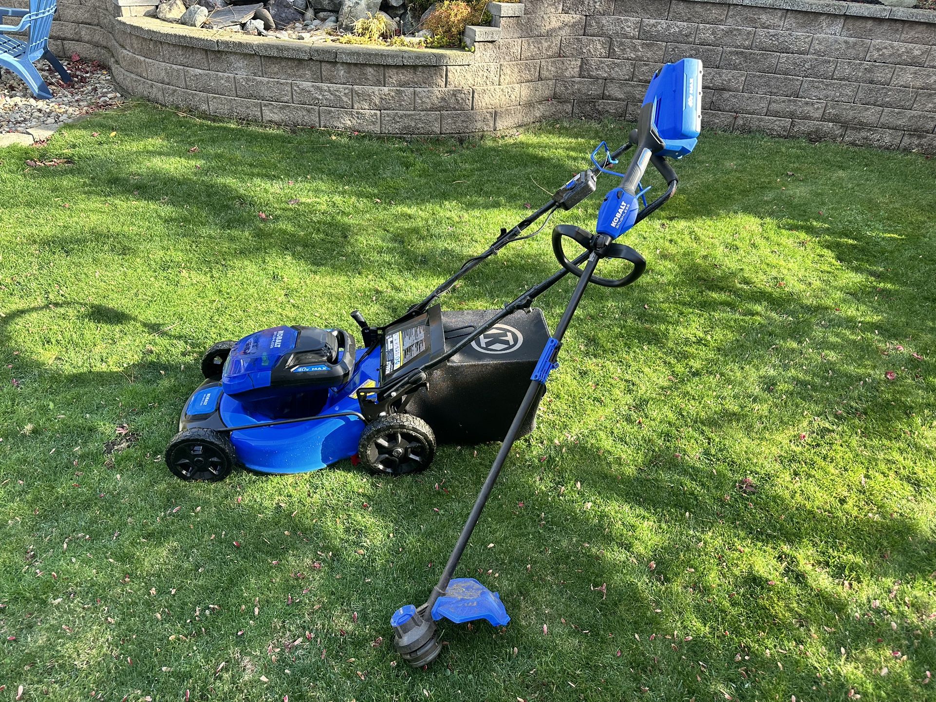 Kobalt Electric Mower & Weed Eater