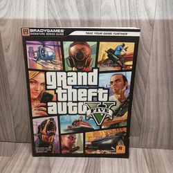 Grand Theft Auto V Strategy Guide Book by BradyGames Paperback PS3 & Xbox 360