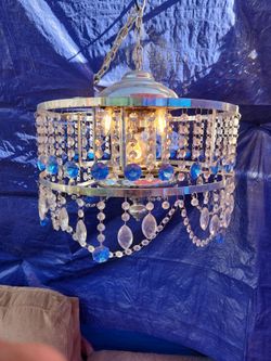 Chrome Handmade Crystal Chandelier