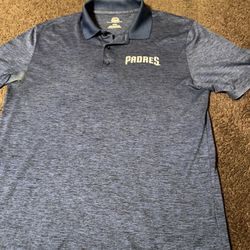 San Diego Padres Collar Shirt Majestic Cool Base Size Large Adult 