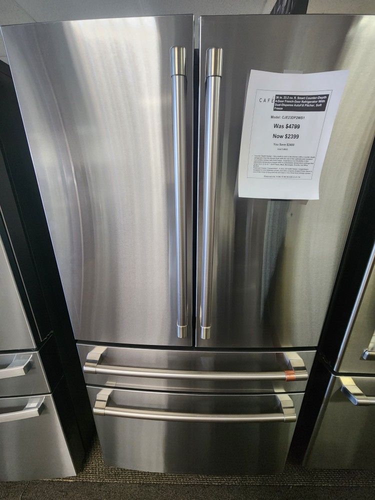 $1099-$2399 Counter-Depth Fridges Opened Box Scratch & Dent 1 Year Warranty, Express Delivery, 6 Month Financing At Appliances 4 Less !