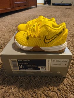 Nike Kyrie 5 SpongeBob Toddler Sneakers Size 3C