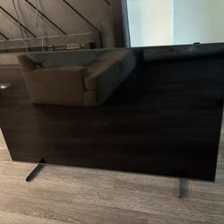 Selling My Sumusung 65 Inch TV With Standing Table And BED 