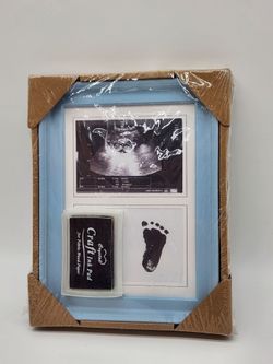 Baby Handprint and Footprint Keepsake Frame