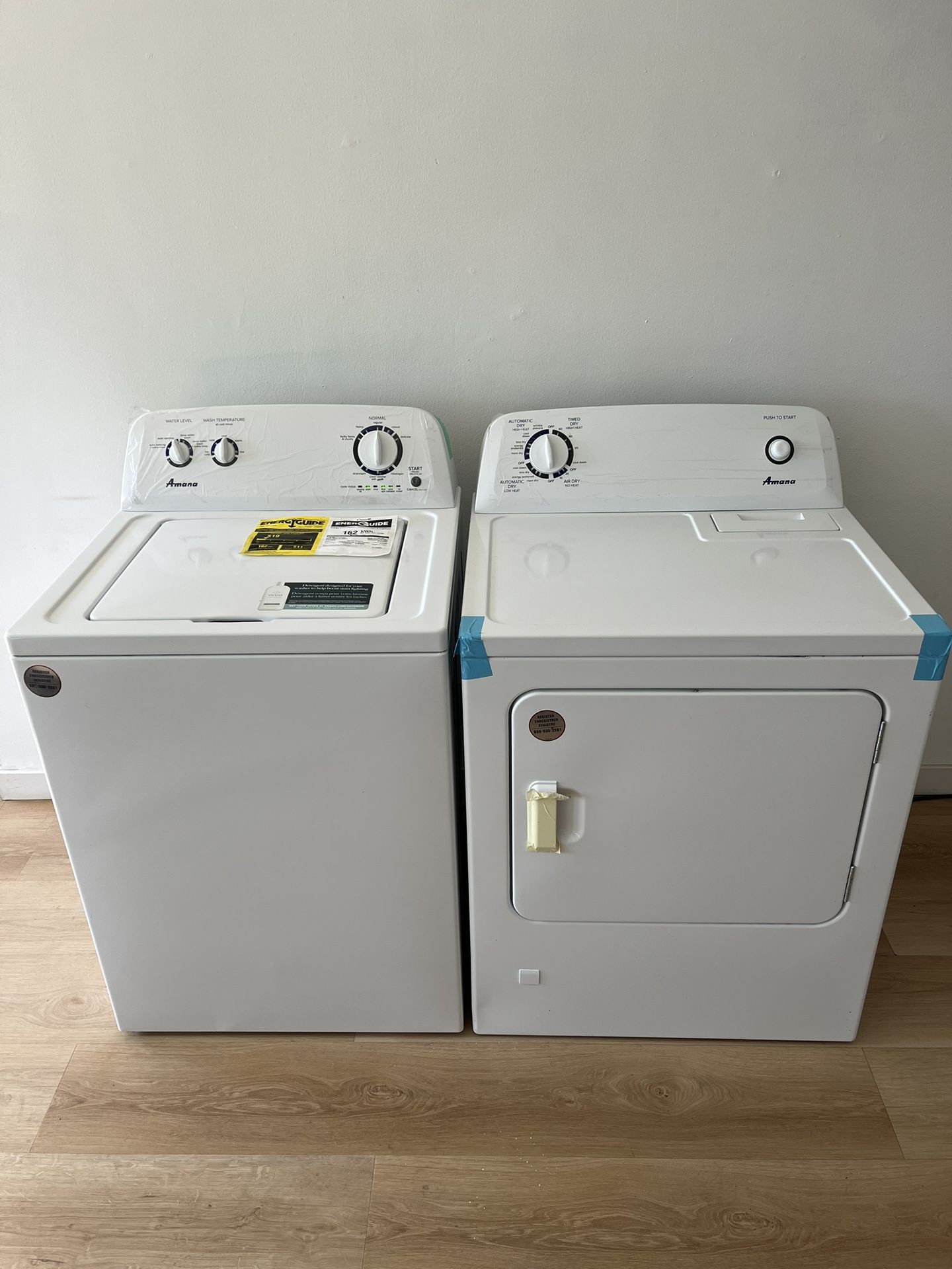 Almost NEW Amana GAS Dryer & Washer SET Delivery Available) 🚚