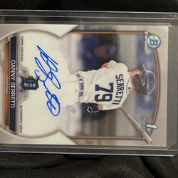 Danny Serretti first bowman auto