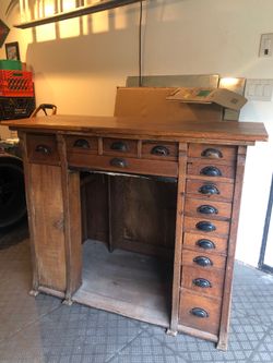 Antique Watchmaker’s Jeweler’s Bench