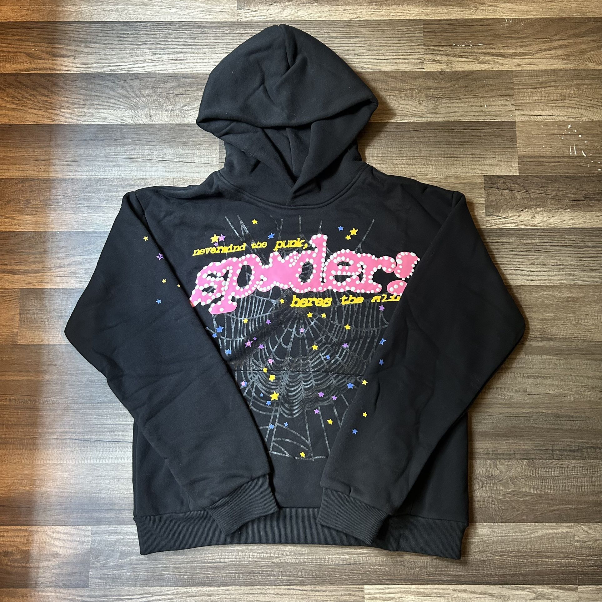 *Brand New* Spider Worldwide Hoodie Black In Size Medium