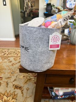 Fabric rabbit basket