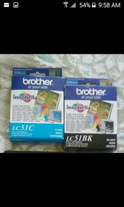 Brother innobella Ink Cartridges ( LC51BK and LC51C) blue/black