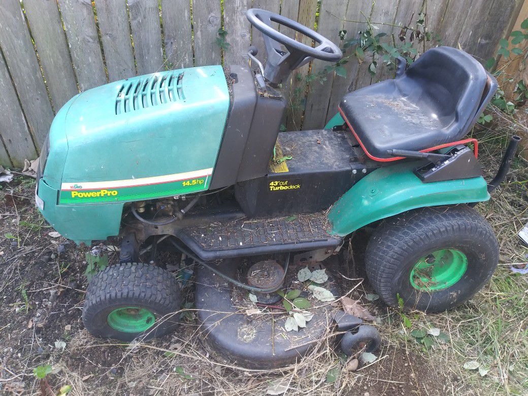 Tractor lawn mower