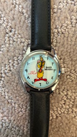 Vintage Tweety Bird watch in Arabic