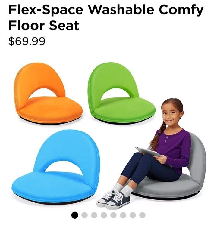 Flex-Space Washable Comfy Floor Seat