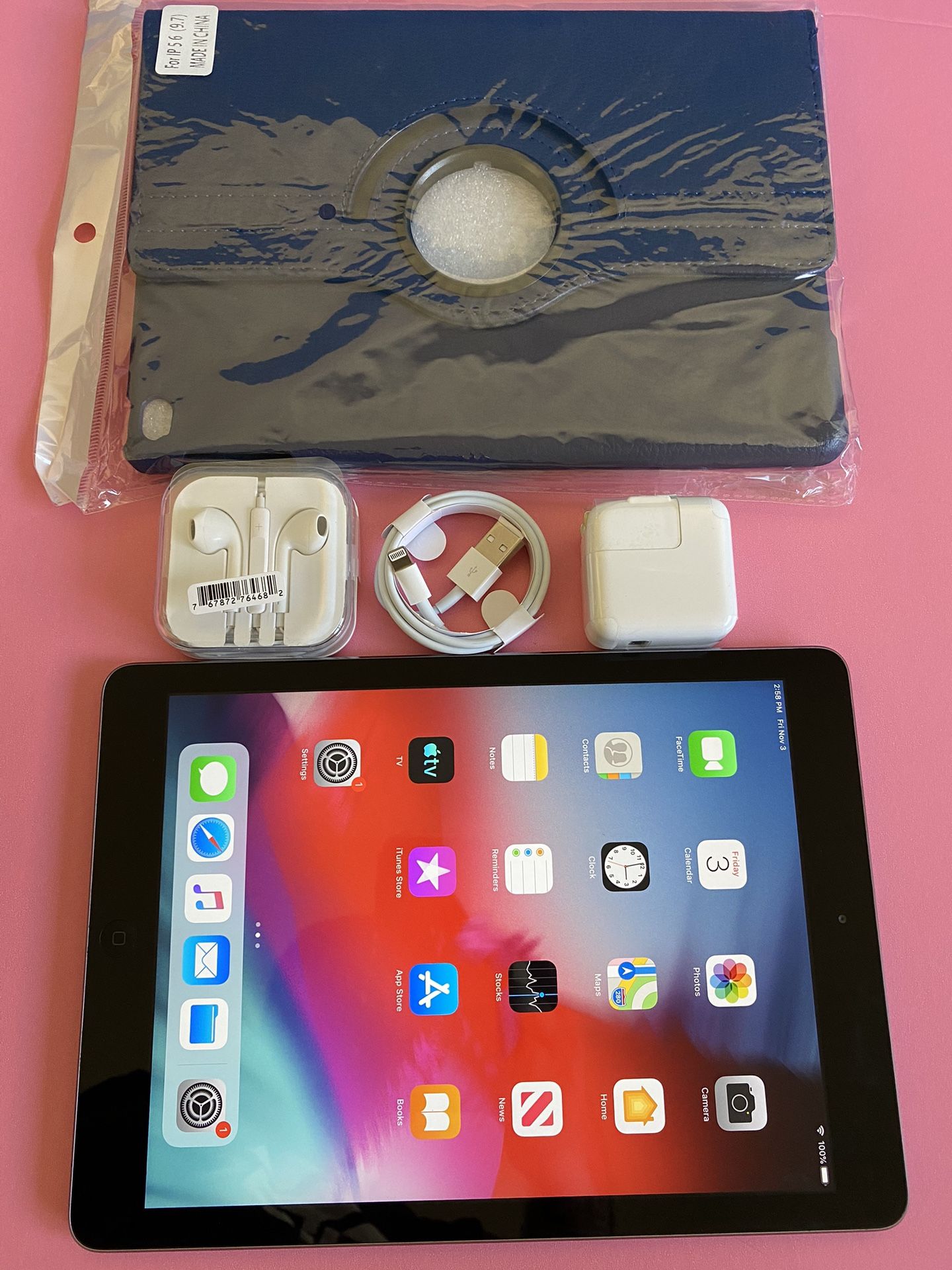 Apple IPad Air (9.7” Retina Display/ IOS 12 / Newer Than Ipad 4th